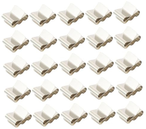 HOMSFOU 30stücke Anhängerkabelklemme Für Photovoltaik-systeme Drahtrahmenclips Als Solarkabelclip Und Kabelmanagement-tool Robuste Und Bruchsichere Befestigung Für Erdungskabel