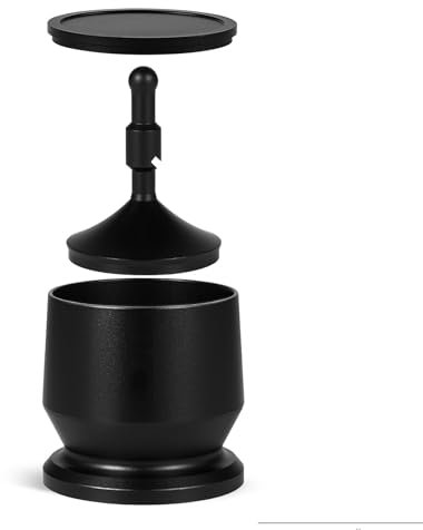 51-54 mm Aluminium-Legierung Kaffeepulver-Picker Dosierbecher mit Dosierring, Blind-Shaker, Kaffeepulver-Empfänger, Behälter, Presse, Kaffee, Espresso, Verteilerwerkzeug, passend für 51-54
