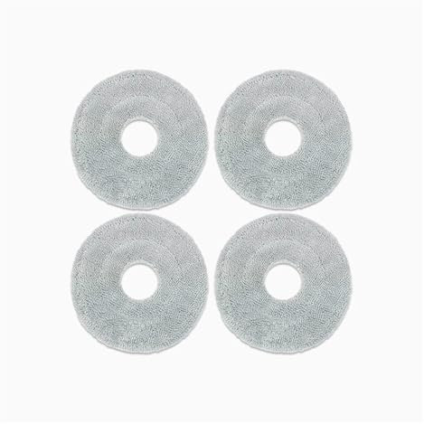 Tbrov Compatible con Xiaomi Robot Aspirador X20+ / X20 Plus Piezas Accesorios Cepillo Principal Cepillo Lateral Filtro HEPA Mopa Paño Bolsa de Polvo Repuesto(4 Mop Cloths)