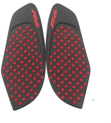 Tankschutz Seitlicher Tankpad Für Yamaha YZF R6 YZF-R6 R-6 YZFR6 (2008–2016) – Rutschfester Tankschutzaufkleber Im Fischgräten-Design Motorrad Tankaufkleber Tankpad Aufkleber(Farbe 4)