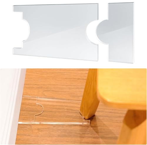 JanFebMar 2 Stück Möbel Stopper, Universeller Couch-Wandabstandhalter, Acryl Abstandshalter Stopper Verhindern von Zusammenstößen von Möbeln Geeignet für Sofas, Betten, Stühle