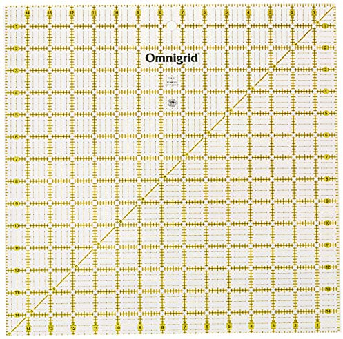 Omnigrid Prym Universal-Lineal mit Zoll-Skala, 38,1 x 38,1 cm