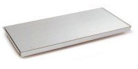 Manuflex Ablage aus verzinktem Stahl 40 glatt 300 mm Tiefe 100 kg RF0131 40 mm x 300 mm