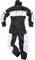 FLM Sports Regenkombi 1-tlg. Membran 1.0 - Atmungsaktiv, Wasserdicht, Winddicht - Reflektoren - (Weiß, XL)