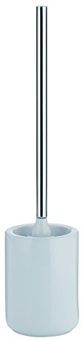 Kela 20503, WC-Garnitur Isabella, Keramik, H 46 cm / ∅ 10,5 cm, Weiß