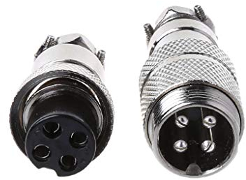 Dabixx Connettore Femmina Gx16 Butting Aviation Connettore Femmina 2/3/4/5/6/7/8 Pin - 4 Pin