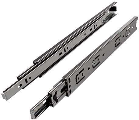 SOTECH 1 Paar (2 Stück) Vollauszüge KV2-35-H45-L650-NF Höhe 45 / Länge 650 mm/Kugelführungen mit Tragkraft 40 Kg