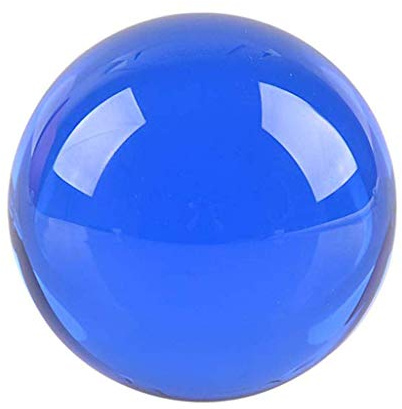 Tubayia 50mm Kristallkugel Glaskugel Fotokugel Fotografie Requisiten Dekoration Geschenk (Blau)