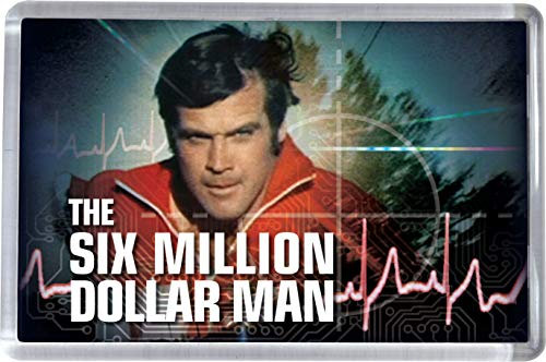 The Six Million Dollar Man Classic TV Fridge Magnet 5 x 7.5 cm