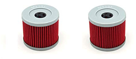 MEXITAL confezione da 2 Motocicletta Filtro Olio per UH200 BURGMAN 200 (2007-2012) AN400 Z BURGMAN 400 (2009-2012) DF15MS 15HP/DF15ES 15HP (2000-2006)