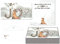 LPG 85001 Weihnachtskarten mit Fuchs-Motiv, lang, farbige Umschläge, schöne Erinnerungsbox (14 Glitzer-Karten, 14 passende Umschläge)