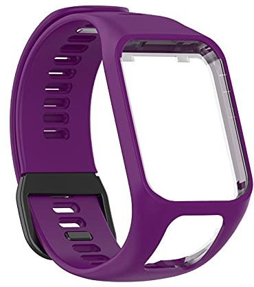 Gintdinpu Ersatzarmband Uhren, Kompatibel Smart Bracelet Strap Kompatibel Tom Tom Runner23/Spark Silikon Wasserdichtes Ersatzarmband