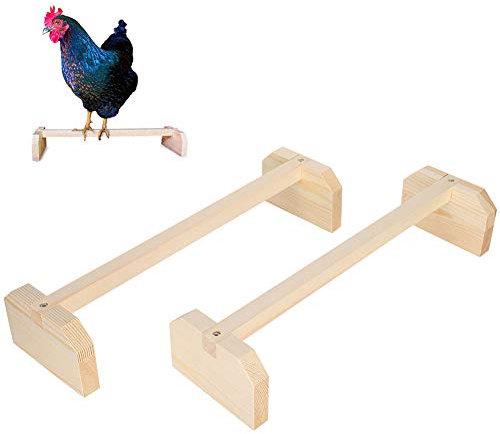 Chicken Perch, Strong Wooden Roosting Bars, Chick Jungle Gym Wood Stand, Paw Grinding Stick for Brooder, Coop Chicks, Hens, Birds, Chick Perch, Large Bird Training Stand, Bird Perches, Chick Toys
