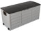 1 Click Buy Outdoor Garden Plastic Storage Utility Chest Cushion Shed Box - Ideal for Outdoor Cushions, Parcels Tools Toys Shed Overflow (290L, Black)