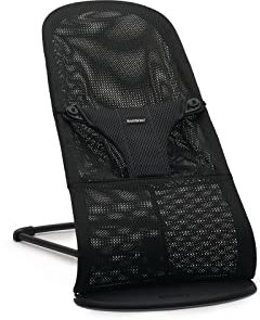 BabyBjörn Babywippe Bliss, Netzstoff, Schwarz