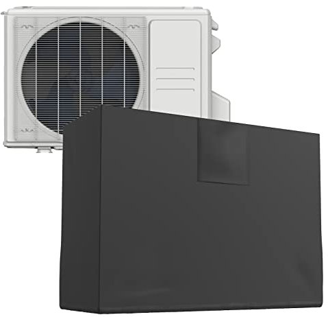 Mini Split Klimaanlage Abdeckung für Außenkondensator 35,8 x 14,1 x 27,2 Zoll Split AC Abdeckung für Außeneinheiten Staubdicht Wasserdicht Split Klimaanlage Schutzabdeckung Winter Anti-Schnee