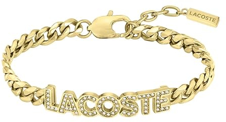 Lacoste Gliederarmband für Damen Kollektion SCRIPT mit Kristallen - 2040063