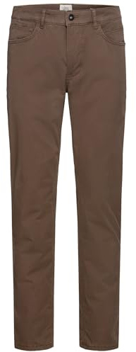 camel active Herren Regular Fit 5-Pocket Hose mit Thermofutter Khaki, menswear-33/34