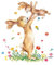20 Servietten Hasenfamilie mit Spaß | Hase | Ostern | Frühling |Tischdeko | Decoupage | Serviettentechnik 33x33cm