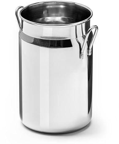 Forgast Mini Edelstahl-Milchkannen | 145ml | Weineimer-Milchkanne | Milchtransportfässer | Tote-Krug | Milchflaschen