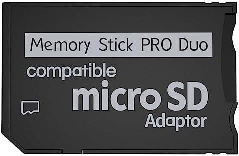 PSP Memory Stick Adapter: Micro SD to PSP Memory Stick PRO Duo MagicGate Card for Playstation Portable, Camera, Handycam