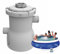 Almineez Electric 300 Gal Filter Pump for Paddling Swimming Pool Garden Outdoor 8ft / 10ft / 12ft Fast Set Pool Steel Frame Splash Pools (530 Gal)