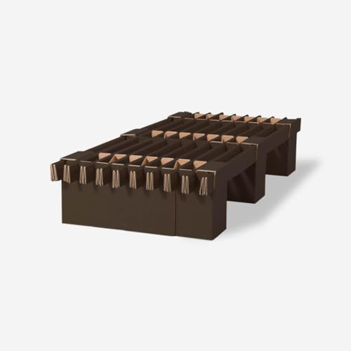 ROOM IN A BOX | Grid Bett (schwarz, Small)