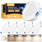 LED Einbaustrahler Dimmbar, 6W LED Spot Deckenleuchte Lochdurchmesser 68-80mm, Neutralweiß 4000K IP44 Bad Einbauleuchten, 230V 600Lumen Deckenspots für Badezimmer Küche Wohnzimmer, 6er Set