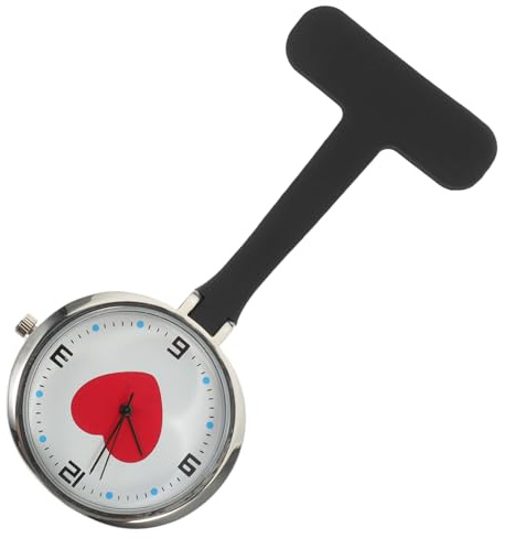 SHERCHPRY Relojes De Mesa De Enfermera Broche Reloj De Enfermería De as Clip En Fob as Colgante Clip En para Fob De a