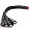 VISSQH 10 Stück USB Typ-C Pigtail Kabel,22AWG 5V 3A USB-C-Stecker auf 2poligen Blankdraht,2-adriges USB C-Verlängerungskabel,usb c stecker löten mit offenem Ende für Heimwerker (25cm)