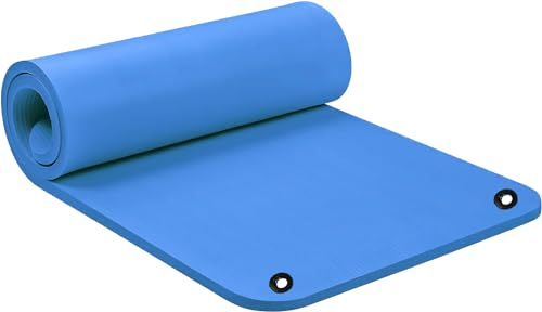 G5 HT SPORT Tappetino Yoga | 100x61Cm | Spessore 1.5 Cm | Materassino fitness per uomini e donne | Tappetino antiscivolo per yoga a casa, pilates, stretching, allenamenti a terra e fitness (BLU)