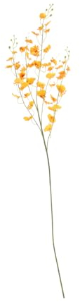 ORFOFE Künstliche Orchidee Oncidium Aus Polyester Naturgetreue Selbstgemacht Blumendekoration Für Zuhause Wohnzimmer Herbstdeko