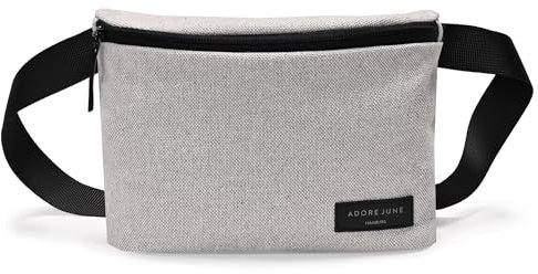 Adore June Mode Bauchtasche für Damen & Herren - Ron - Crossbody Tasche mit verstellbarem Gurt, Wasserabweisend