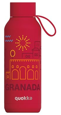 Quokka Solid with Strap - Cherry Red 510 ml Granada Love
