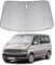 XCBYT Sonnenschutz Auto Frontscheibe Innen Kompatibel mit VW T5 T6, Verdickt Sonnenblende Frontscheibenabdeckung, Faltbare Windschutzscheibe Abdeckung, UV-Schutz