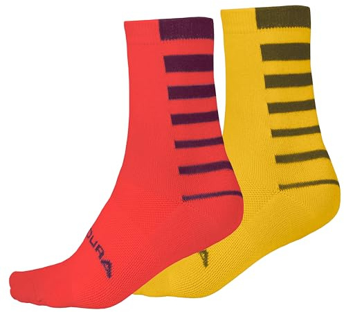 Endura Coolmax Stripe (2 Pack) Cycling Socks - Multi