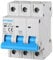 Interruttore magnetotermico 3P, occupa 3 moduli, 380V 415V, 40A C40, curva C, 6KA 6000A