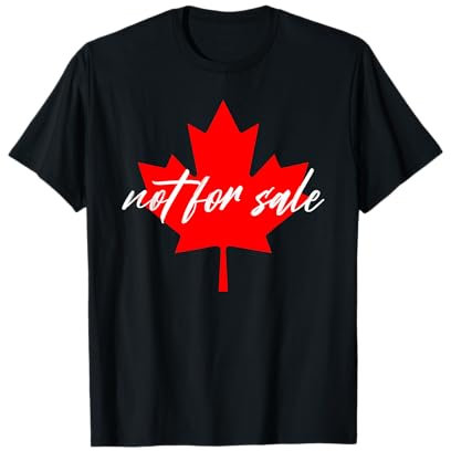 Patriotische Flagge, Ahorn, Retro, Vintage, Kanada, nicht zum Verkauf T-Shirt