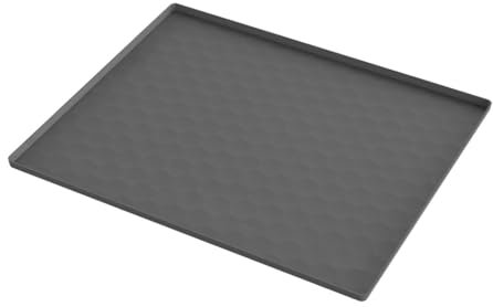 LOVIVER Multifinection de séchoir de tapis de sol en silicone Réfrigérateur, Gris 60x50cm