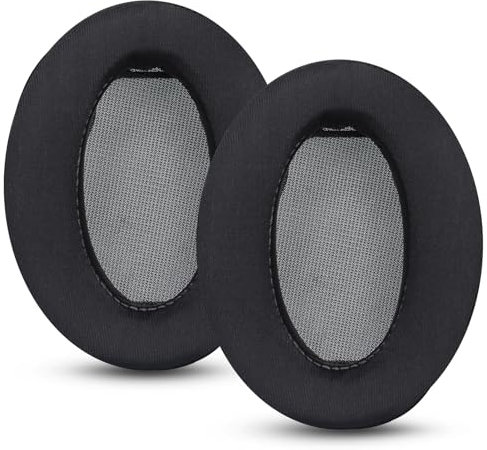 Joghaw Replacement Ear Pads for Headphones - Compatible for Sony INZONE H9(WH-G900N) H7(WH-G700) | Premium Ice Silk Cloth Cushions with Soft Memory Foam for Comfort - Black