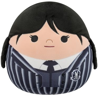 Squishmallows Original 8-Inch Wednesday in Uniform | Collectable Cute Plush Toy, Cuddly Toys for Children, Soft Toys, Cute Teddies Suitable for Girls and Boys Ages 3