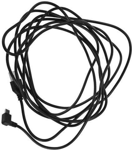 VALICLUD USB Ladekabel mit Winkel Stabiles Micro USB Stromkabel für Auto Dashcam Verlängertes Ladekabel für Kfz Armaturenbrettkameras Zuverlässige Stromversorgung Langlebig und Sicher
