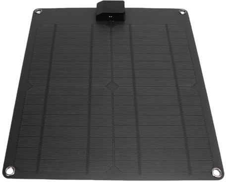 Depisuta Ensemble de chargeur solaire Trickle, IP67 à l'eau 30W 12V Chargeur de panneau solaire portable USB avec contrôleur intégré pour téléphone portable voiture bateau RV