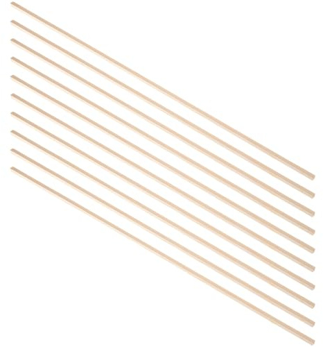 HEANUJJ Moulures Bois Décoratives 10 Pièces Baguettes Triangulaires 6 MM X 50 CM pour Finition Encadrement Fenêtre et Moustiquaire Maison