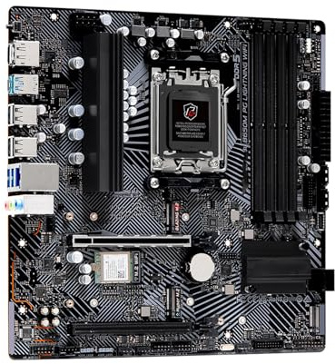 Scheda Madre Scheda Madre Fit for ASROCK B650M PG Lightning WiFi B650 AM5 DDR5 Supporta Ryzen 5 7500F/7600X 7 7700X/7800X3D 5 7600 M.2 Micro ATX