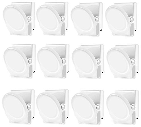 Molinter Magnet Klammer kühlschrank Magnetclips Metall Clips Kühlschrankmagnete für Whiteboard Wandnotiz Magnetische Binder Ordner Küche 12 Stücke/set (Weiß)
