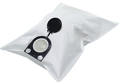 Paxanpax 2605411167 Lot de 5 sacs filtrants en non-tissé pour aspirateur Bosch Gas 25 L SFC Blanc