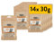 Dogs'n Tiger Adult Katzen Snacks Mmmh mmmh Ente, 99% gefriergetrocknetes Filet in zerhackten Würfeln– ohne Zucker, Getreide & künstliche Aromen, 14x 30g