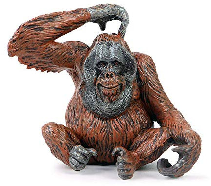 Orang-Utan-Skulptur, Wildtierfigur, Statue, Garten, Heimdekoration, Skulpturensammlung, Ornamente, Kinderspielzeug, Geschenk