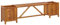 INLIFE Banc de jardin avec 2 pots de fleurs 150 x 30 x 40 cm en bois massif d'acacia
